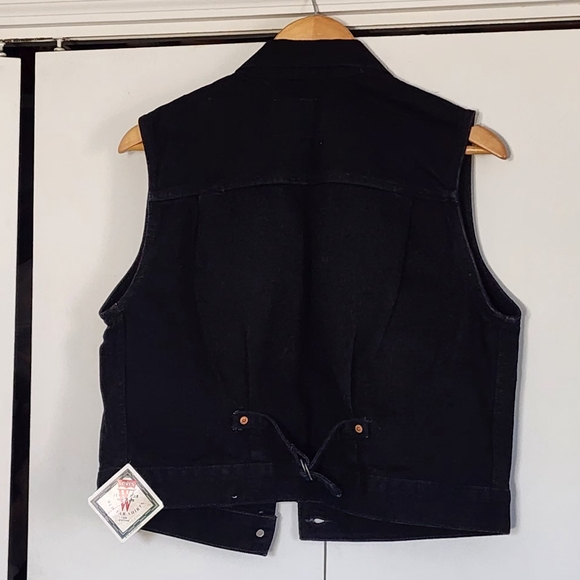 Levi's Black Denim Vest - Picture 2 of 3